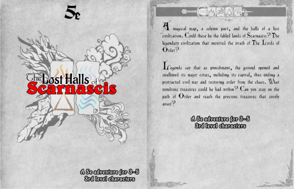 The Lost Halls of Scarnascis 5e full cover