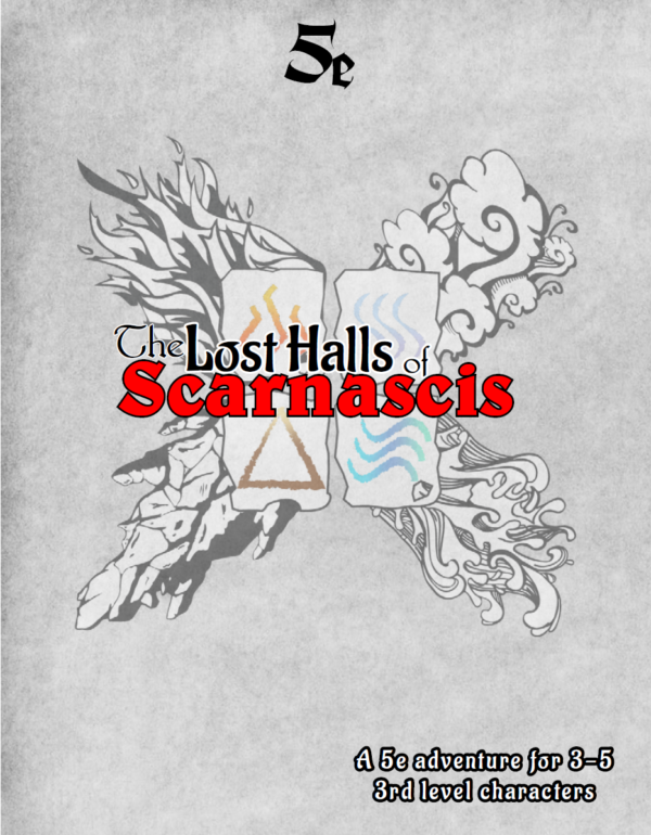The Lost Halls of Scarnascis 5e cover